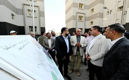 وزير الإسكان يزور مشروع سكن لكل المصريين في مدينة العبور الجديدة