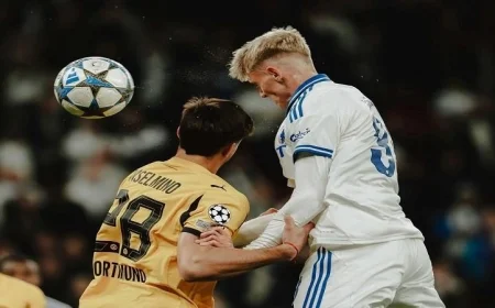 بروسيا دورتموند يحقق انتصاراً ساحقاً برباعية أمام كوبنهاجن في دوري أبطال أوروبا