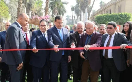 وزير الزراعة ورئيس جامعة القاهرة يطلقان معرض كلية الزراعة للبساتين لتعزيز الابتكار الزراعي
