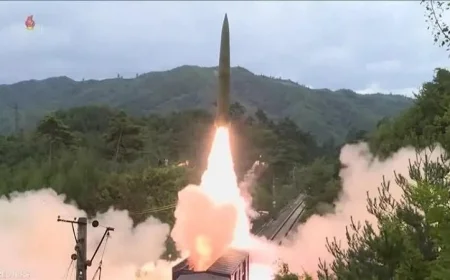 كوريا الشمالية تطلق صاروخا باليستيا جديدا في تصعيد توترات المنطقة