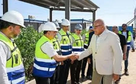 رئيس العربية للتصنيع يزور مصنع تدوير المخلفات الصلبة الجديد في الدقهلية