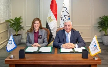 اتفاقية لتعاون بين اقتصادية قناة السويس وأكاديمية العلوم الإدارية والمالية لتعزيز التنمية الاقتصادية