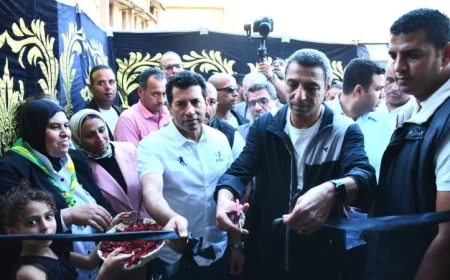 صبحي يعلن تكريم بطل الكاراتيه الراحل يوسف أحمد بإطلاق اسمه على الصالة الرياضية