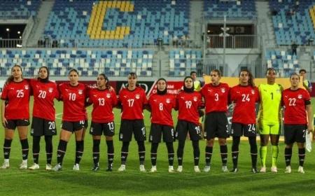 غانا تحقق فوزاً مقنعاً على مصر بثلاثية في تصفيات أمم إفريقيا لكرة القدم النسائية