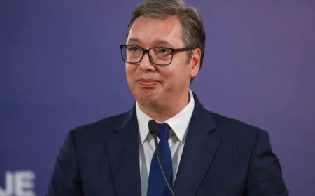 رئيس صربيا يعتبر حادث إطلاق النار أمام البرلمان هجومًا إرهابيًا