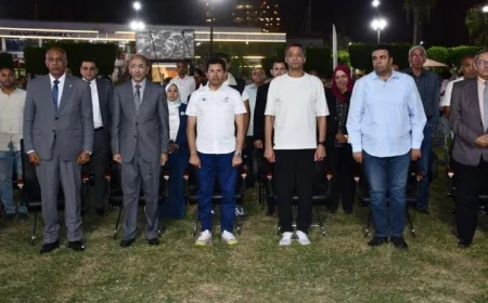 وزير الشباب ومحافظ السويس يشاركان في الدورة التنشيطية للاحتفال بانتصارات أكتوبر