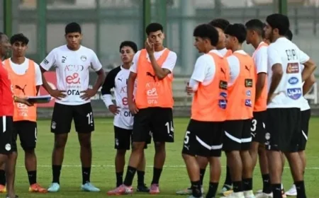 المنتخب الوطني تحت 17 عاماً يكمل تدريباته استعداداً للسفر إلى قطر