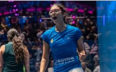 أمينة عرفي تتنافس ضد هانيا الحمامي في نهائي مثير لبطولة أمريكا للإسكواش