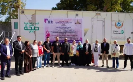 الصحة تقدم خدمات صحية مجانية لـ 365 مواطنا ضمن حملة 100 يوم صحة في 3 أيام