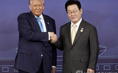 ترامب يكشف عن اتفاق تجاري شبه نهائي بين الولايات المتحدة وكوريا الجنوبية