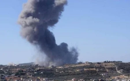 استشهاد لبنانيين اثنين نتيجة غارة إسرائيلية على بلدة في إقليم التفاح