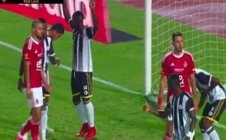 الأهلي يتقدم بتظلم ضد قرارات حكم مباراة إيجل نوار ويشدد على عدم إيقاف جراديتشار