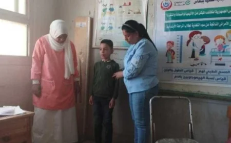 فحص 1.5 مليون طالب في مبادرة الصحة للكشف المبكر عن الأنيميا والسمنة والتقزم في المدارس