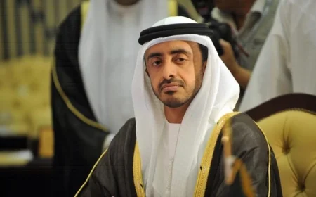 وزير الخارجية الإماراتي يناقش مع نظيره الروسي التوترات الحالية في الشرق الأوسط عبر اتصال هاتفي