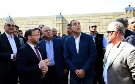 رئيس الوزراء في زيارة مثيرة إلى منطقة السخنة الصناعية لافتتاح مشاريع جديدة وتفقد الإنجازات