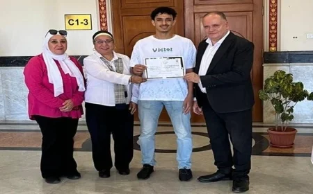 سيف الشحات يتصدر بطولة جامعة القاهرة لتنس الطاولة ويحقق المركز الأول