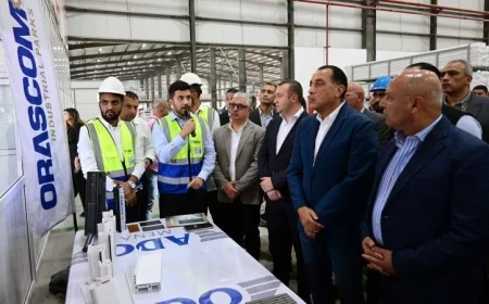 رئيس الوزراء يدشن مصنع أدو مينا لصناعة مواد البناء في السخنة الصناعية لتعزيز الاقتصاد المحلي