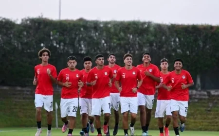 منتخب مصر تحت 17 عاما يواجه قطر في مباراة ودية مثيرة