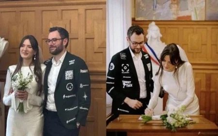 فرنسي يبتكر طريقة مدهشة لتحويل بدلة زفافه إلى مصدر تمويل لحفل زفافه