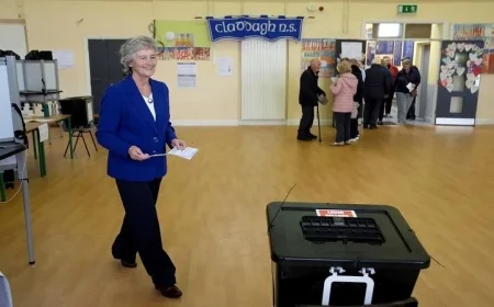 انتصار ساحق لكاثرين كونولي المرشحة اليسارية في الانتخابات الرئاسية الإيرلندية