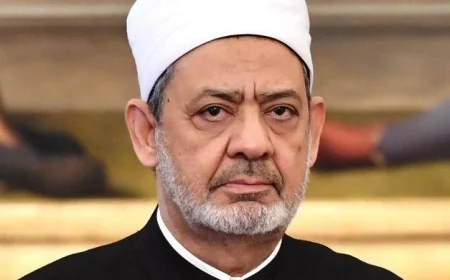 شيخ الأزهر يؤكد ضرورة إقامة الدولة الفلسطينية المستقلة لتحقيق السلام في الشرق الأوسط