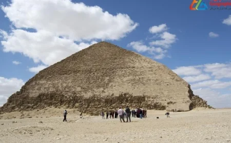 إنقاذ بطولي لسائحة إسبانية مصابة داخل هرم سنفرو المنحني بدهشور مع صور حصرية