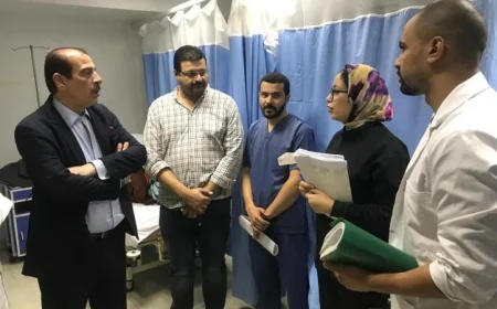 نائب وزير الصحة يقوم بجولة تفقدية في مستشفى العامرية العام بمحافظة الإسكندرية مع صور حصرية