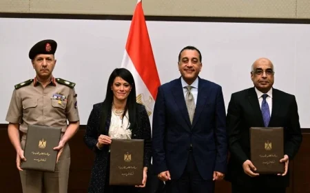 مدبولي يشارك في توقيع بروتوكول تعاون لتطوير البنية التحتية في المدينة الذكية للعدالة