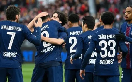 باريس سان جيرمان يستعد لمواجهة لوريان في قمة الدوري الفرنسي غدا