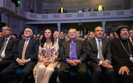 الهيئة القبطية الإنجيلية تحتفل باليوبيل الماسي بحضور وزيري الخارجية والتضامن