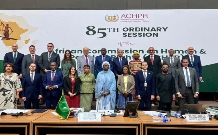 مصر تقدم تقريرها الدوري حول حقوق الإنسان أمام اللجنة الإفريقية المخصصة للشعوب