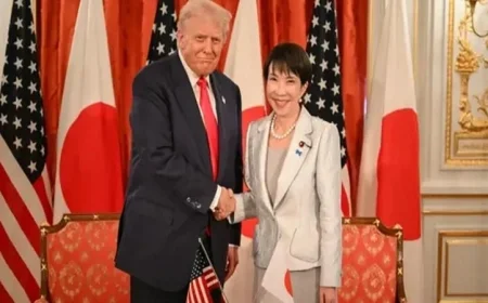 رئيسة وزراء اليابان تبرز إنجازات ترامب في تعزيز السلام بالشرق الأوسط