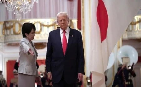 البيت الأبيض يعلن ترشيح تاكايشي لترامب لنيل جائزة نوبل للسلام