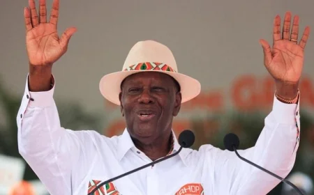 فوز الحسن واتارا في كوت ديفوار بنسبة 89.77% وفقاً للجنة المستقلة للانتخابات