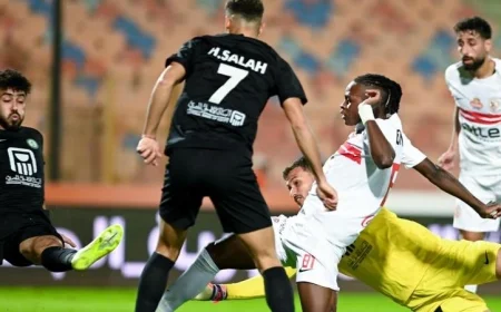 نتيجة مثيرة تعادل الزمالك مع البنك الأهلي 1-1 في الدوري المصري الممتاز