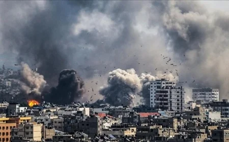 إطلاق قذائف إسرائيلية تستهدف مناطق متفرقة في قطاع غزة