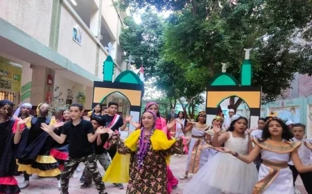 احتفالات مدارس أسيوط بمناسبة افتتاح المتحف الكبير تقدم عروض فنية وتراثية مميزة
