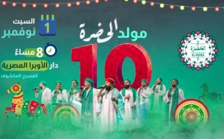 الفشنى يتألق ضيفا في عيد الحضرة الصوفية العاشر بأوبرا المكشوف