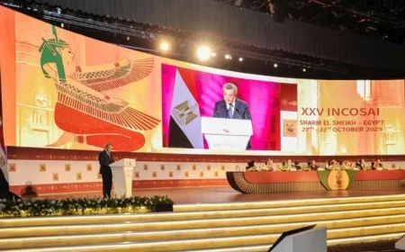 المركزي للمحاسبات يعلن عن بدء عهد جديد من التعاون المشترك في الانتوساي من شرم الشيخ