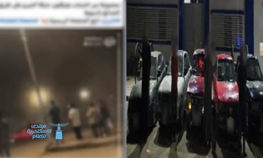اعتقال سائقي سيارات ملاكي قاموا بعروض خطيرة خلال موكب زفاف صديقهم