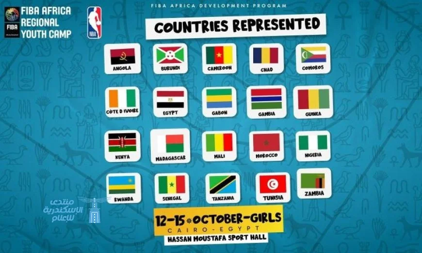 مصر تستضيف معسكر شباب الاتحاد الدولي لكرة السلة بالتعاون مع NBA