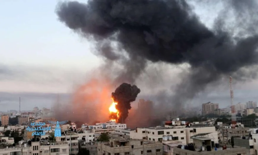 استشهاد 17 فلسطينيا بسبب القصف الإسرائيلي المكثف على غزة ومناطقها المتفرقة