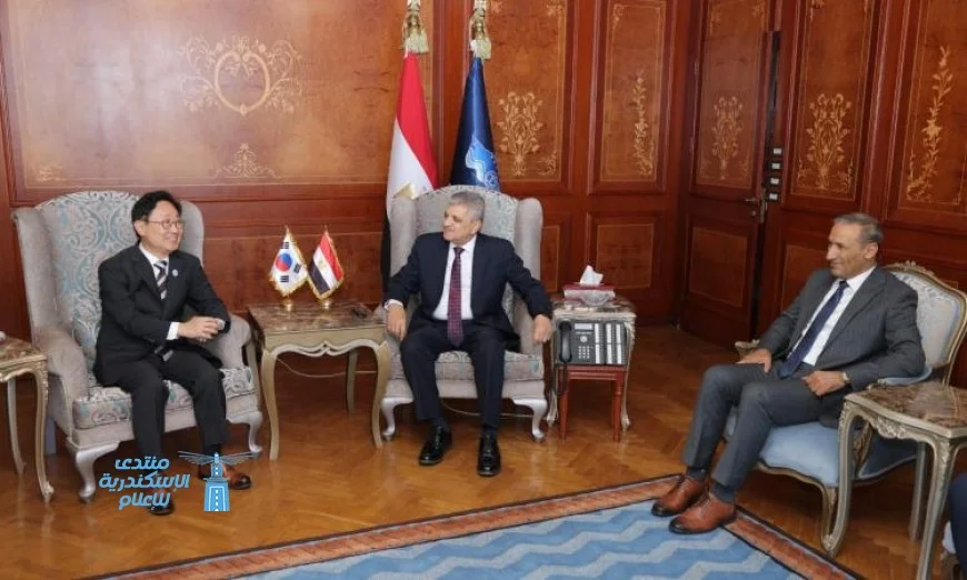 الفريق ربيع يناقش تعزيز التعاون مع المبعوث الخاص لرئيس كوريا الجنوبية
