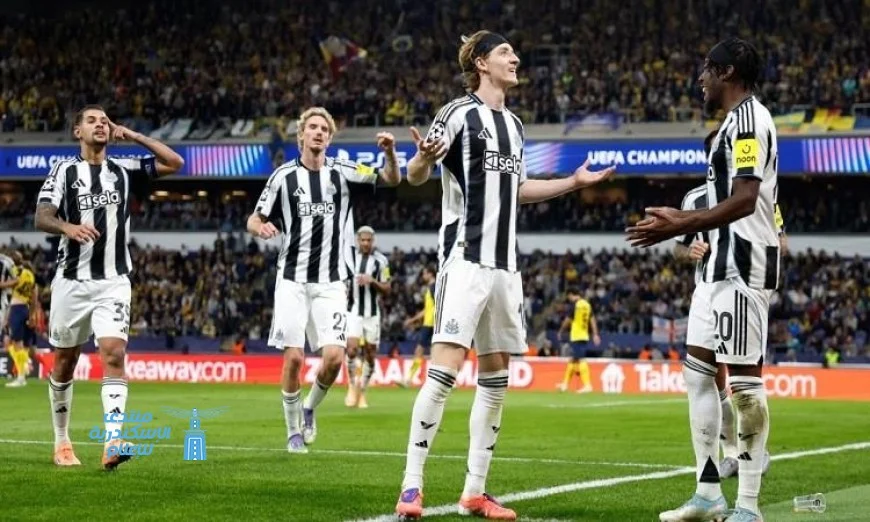 نيوكاسل يكتسح يونيون سانت جيلواز برباعية تاريخية في الدوري الأوروبي