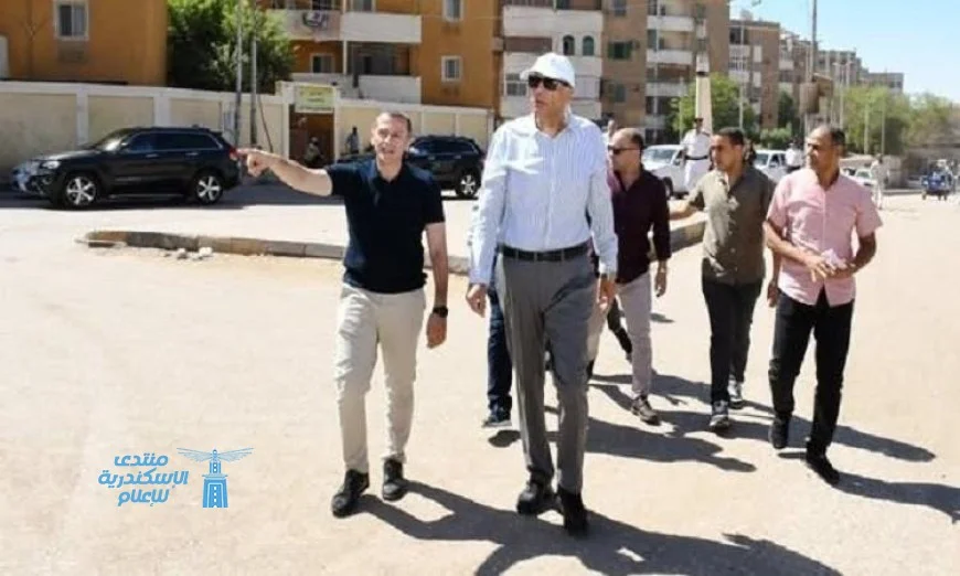 محافظ أسوان يتجول في ميدان النفق ويأمر بتعزيز الجهود لمكافحة العشوائيات