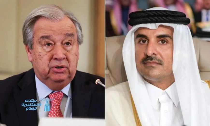 جوتيريش يعرب عن امتنانه لدور قطر المحوري في إنهاء الحرب في غزة
