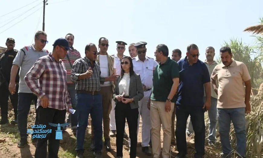 محافظ البحيرة تتابع عن كثب ارتفاع منسوب النيل في كوم حمادة