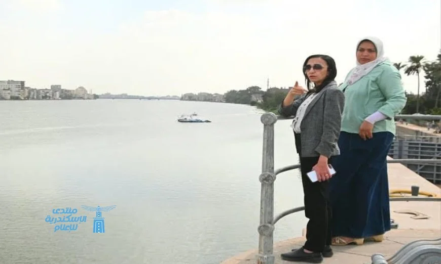 محافظ البحيرة تتفقد مناسيب المياه بقناطر إدفينا في مركز رشيد