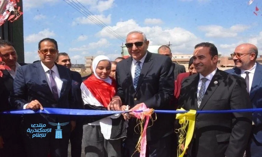 محافظ الغربية يدشن المدرسة الابتدائية الجديدة في الفرستق مع افتتاح الملعب الخماسي المطور