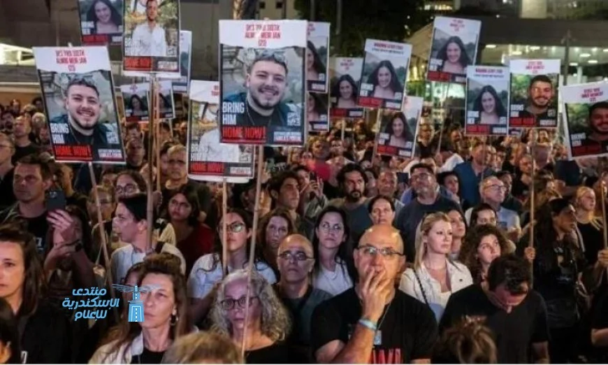 مظاهرات كبرى في تل أبيب تدعو ترامب ونتنياهو لتحقيق اتفاق لوقف الحرب